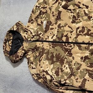 The North Face Camoflauge Rain coat